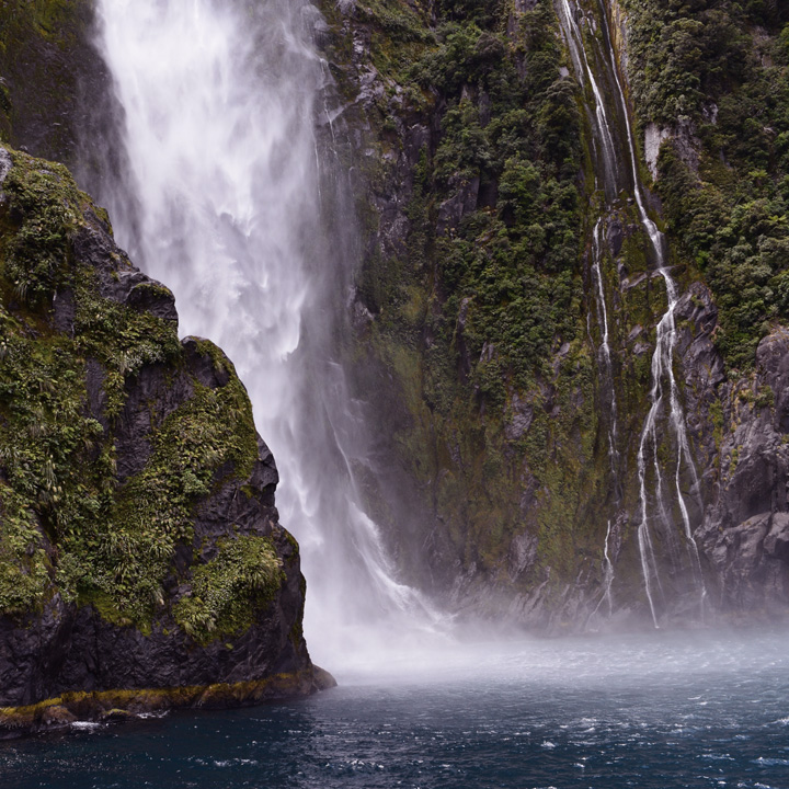Cachoeira na Nova Zelândia